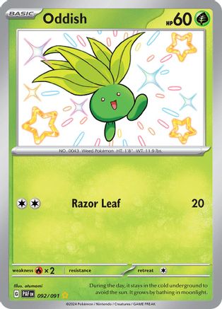 Oddish (092/091) [Écarlate et Violet : Destins Paldéens] 