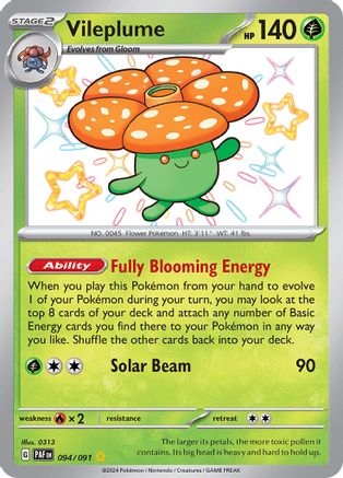 Vileplume (094/091) [Écarlate et Violet : Destins Paldéens] 