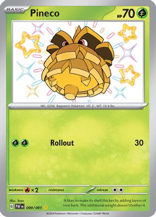 Pineco (099/091) [Écarlate et Violet : Destins Paldéens] 
