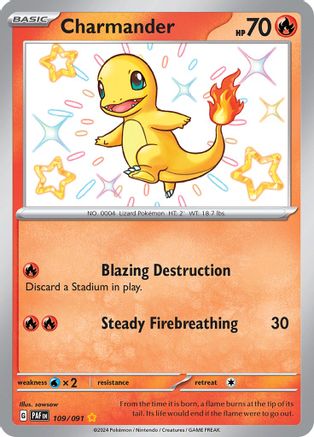 Charmander (109/091) [Écarlate et Violet : Destins Paldéens] 