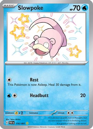 Slowpoke (116/91) [SV Paldean Fates] Holofoil