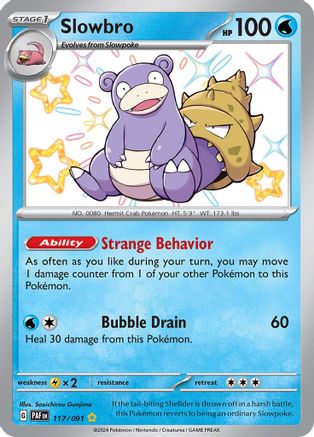 Slowbro (117/091) [Écarlate et Violet : Destins Paldéens] 