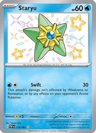 Staryu (118/091) [Écarlate et Violet : Destins Paldéens] 