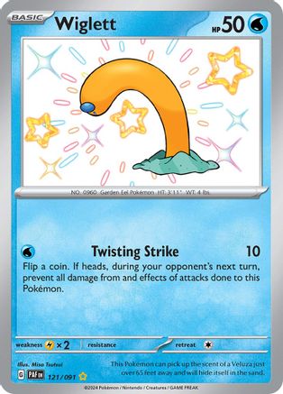 Wiglett - 121/091 121 - [SV Paldean Fates] Holofoil