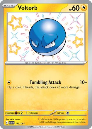 Voltorb 133 - [SV Paldean Fates] Holofoil