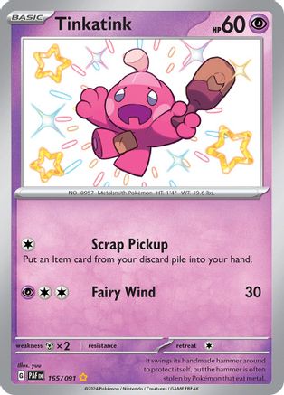 Tinkatink (165/091) [Écarlate et Violet : Destins Paldéens]