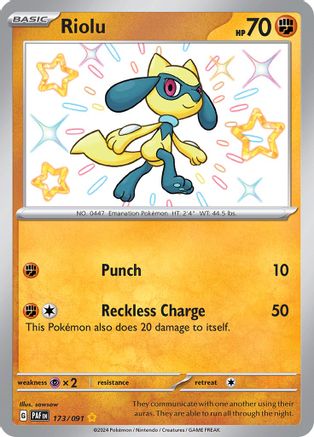 Riolu (173/091) [Écarlate et Violet : Destins Paldéens] 