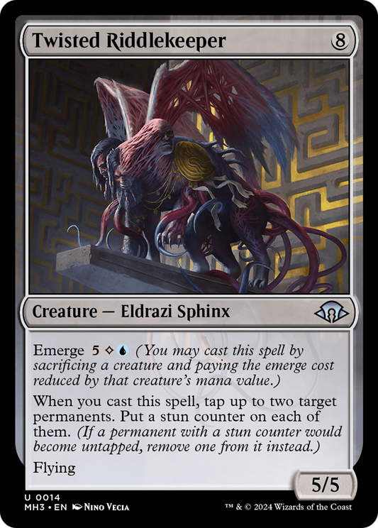 Twisted Riddlekeeper (MH3-014) - [Modern Horizons 3] Feuille 