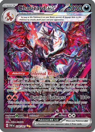 Charizard ex (234/091) [Écarlate et Violet : Destins Paldéens] 