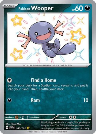 Paldean Wooper (180/091) [Écarlate et Violet : Destins Paldéens] 