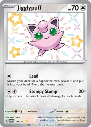 Jigglypuff (198/091) [Écarlate et Violet : Destins Paldéens] 