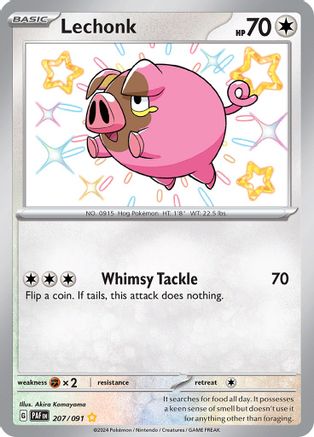 Lechonk (207/091) [Écarlate et Violet : Destins Paldéens] 