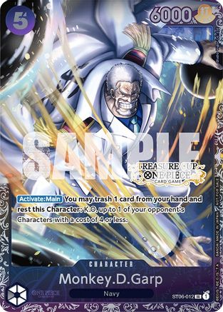 Monkey.D.Garp (Treasure Cup) [Cartes promotionnelles One Piece] 