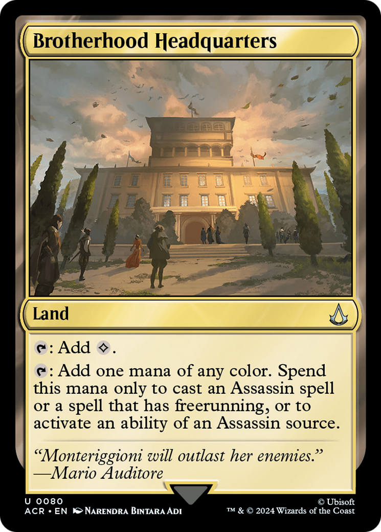 Brotherhood Headquarters (ACR-080) - [Assassin's Creed] Foil