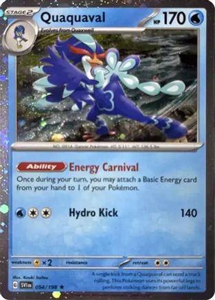 Quaquaval - 054/198 (Cosmos Holo) 54 - [Miscellaneous Cards & Products] Holofoil