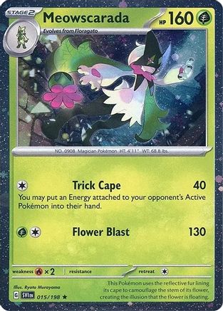Meowscarada (015/198) (Cosmos Holo) [Cartes diverses] 