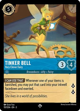 Tinker Bell - Very Clever Fairy (157/204)  - Into the Inklands