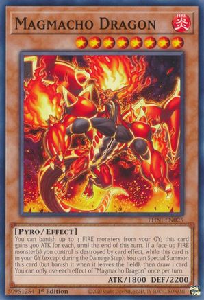 Dragon Magmacho [PHNI-EN025] Commun 