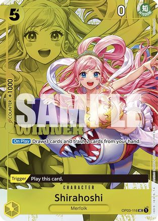 Shirahoshi (Winner Pack Vol. 6) [Cartes promotionnelles One Piece] 