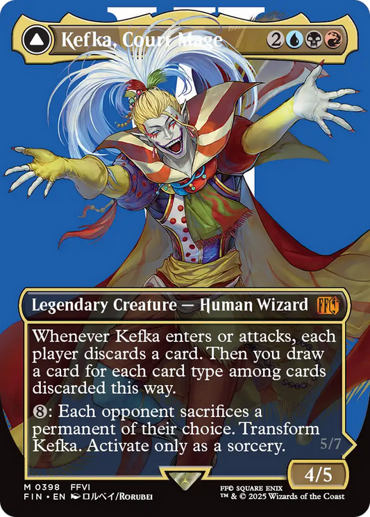Kefka, Court Mage (Borderless) (0398) (FIN-398) - [FINAL FANTASY] (Borderless)