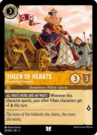 Queen of Hearts - Wonderland Empress (20/204)  - Into the Inklands
