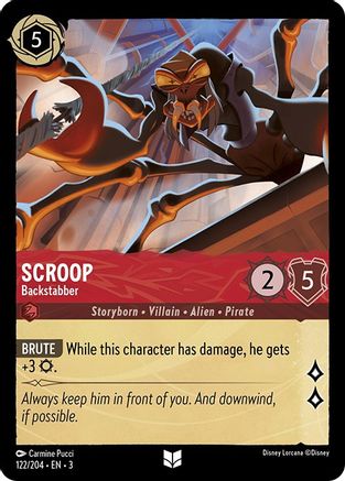 Scroop - Backstabber (122/204)  - Into the Inklands