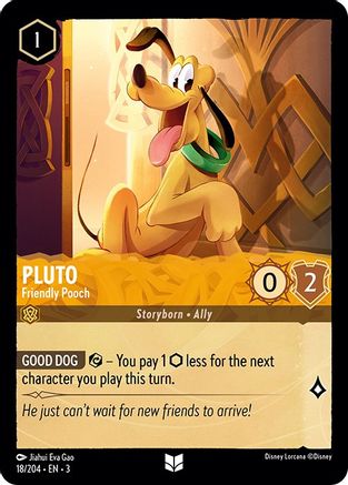 Pluto - Friendly Pooch (18/204)  - Into the Inklands