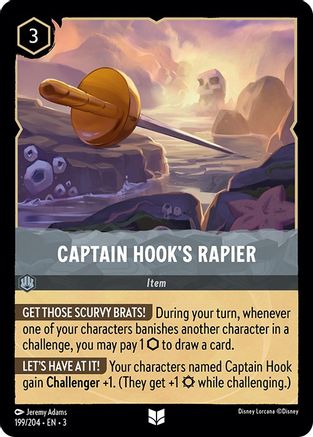 Captain Hook's Rapier (199/204)  - Into the Inklands