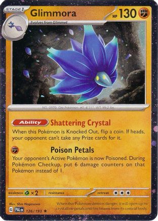 Glimmora (126/193) (Cosmos Holo) [Écarlate et Violet : Paldea Evolved] 