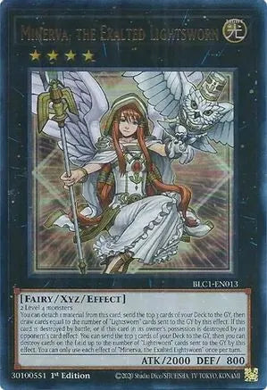 Minerva, le Seigneur Lumière Exalté [BLC1-EN013] Ultra Rare 