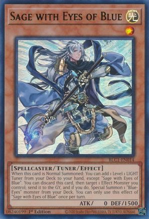 Sage with Eyes of Blue (BLC1-EN014) - Battles of Legend: Chapter 1 1st Edition