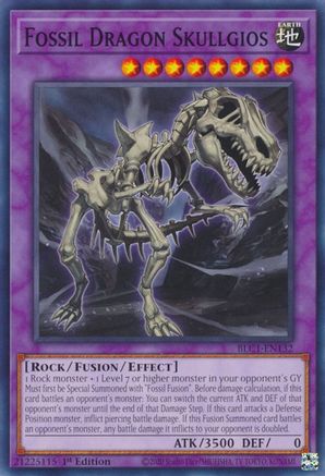 Fossil Dragon Skullgios (BLC1-EN132) - Battles of Legend: Chapter 1 1st Edition