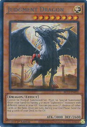 Judgment Dragon (Silver) (BLC1-EN012) - Battles of Legend: Chapter 1 1st Edition