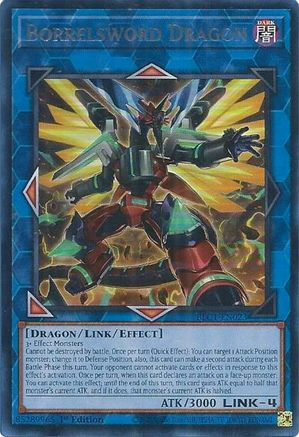 Borrelsword Dragon (Alternate Art) (Silver) (BLC1-EN023) - Battles of Legend: Chapter 1 1st Edition