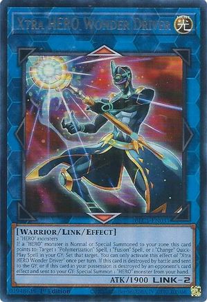 Xtra HERO Wonder Driver (Silver) (BLC1-EN031) - Battles of Legend: Chapter 1 1st Edition