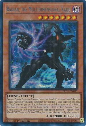 Radian, the Multidimensional Kaiju (Silver) (BLC1-EN035) - Battles of Legend: Chapter 1 1st Edition