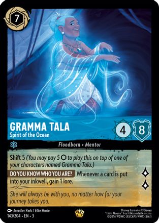 Gramma Tala - Spirit of the Ocean (143/204)  - Into the Inklands