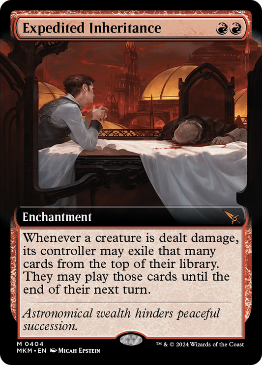 Expedited Inheritance (MKM-404) - [Murders at Karlov Manor]: (Extended Art) Foil