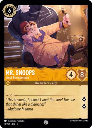 Mr. Snoops - Inept Businessman (11/204)  - Into the Inklands