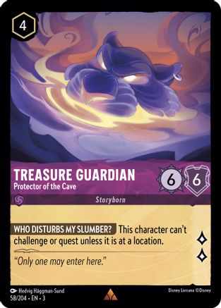 Treasure Guardian - Protector of the Cave (58/204)  - Into the Inklands