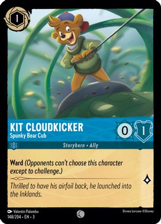 Kit Cloudkicker - Spunky Bear Cub (148/204)  - Into the Inklands