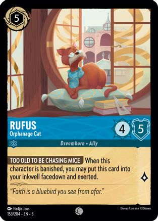 Rufus - Orphanage Cat (153/204)  - Into the Inklands