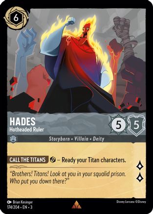 Hades - Hotheaded Ruler (174/204)  - Into the Inklands