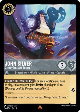 John Silver - Greedy Treasure Seeker (176/204)  - Into the Inklands