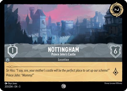 Nottingham - Prince John's Castle (203/204)  - Into the Inklands