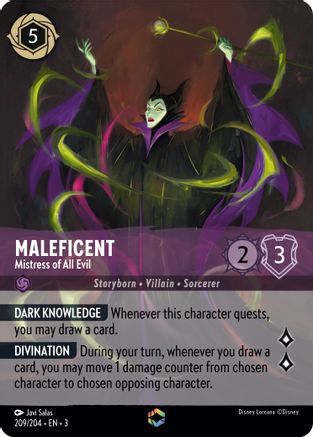 Maleficent - Mistress of All Evil (Enchanted) (209/204) Holofoil - Into the Inklands