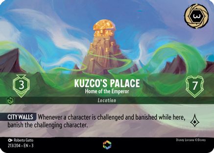 Kuzco's Palace - Home of the Emperor (Enchanted) (213/204) Holofoil - Into the Inklands