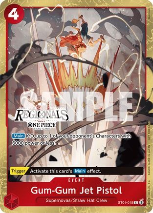 Gum-Gum Jet Pistol (Online Regional 2024) [Participant] [Cartes promotionnelles One Piece] 