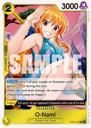 O-Nami (OP06-101) - Wings of the Captain
