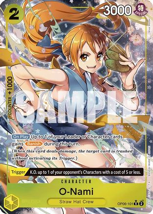 O-Nami (Alternate Art) (OP06-101) - Wings of the Captain